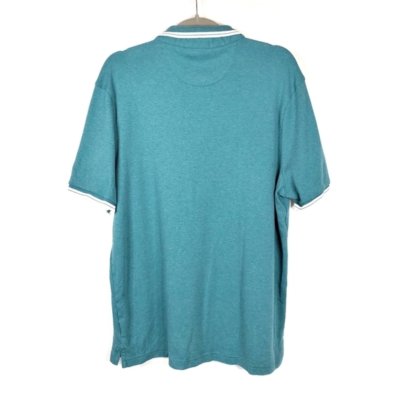 Michael Kors Striped Collar Polo Shirt - Picture 3 of 6